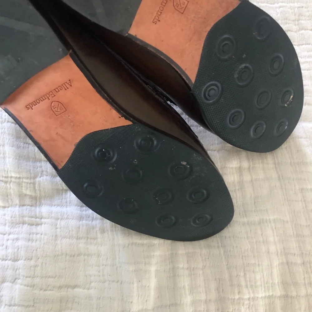 Allen Edmonds Brown Leather Slip-On Loafers